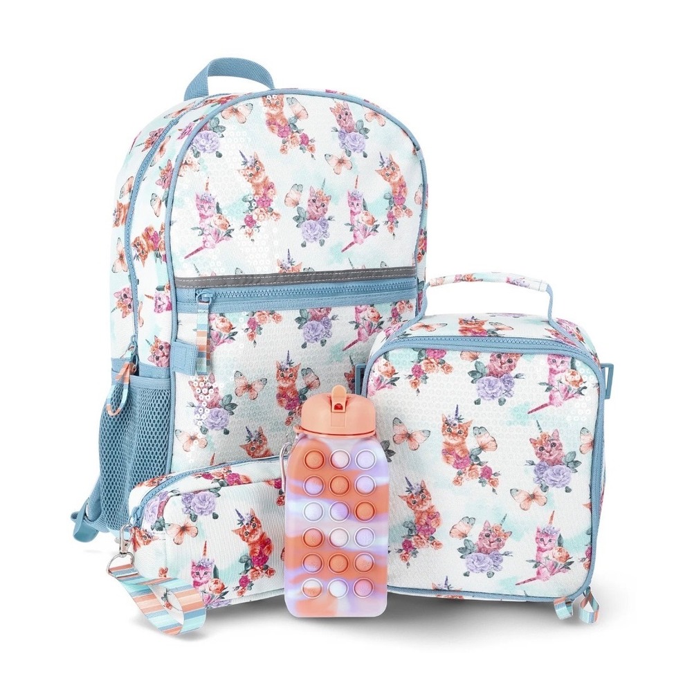 Girl backpack 4 piece set